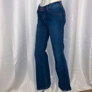 Vintage Blue Flare Wide Leg Jeans